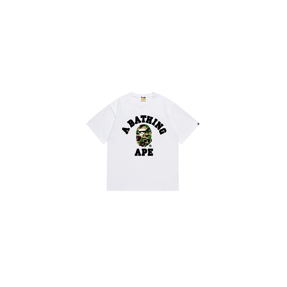 Bape T-shirt 266 White Black,Bape T Shirt,Tshirt,APPAREL