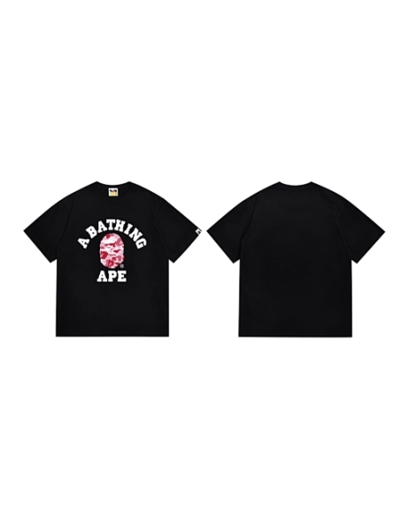 Bape T-shirt 266 White Black,Bape T Shirt,Tshirt,APPAREL
