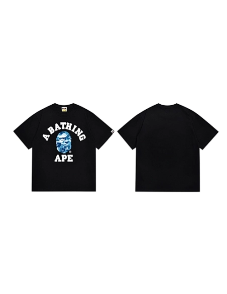 Bape T-shirt 266 White Black,Bape T Shirt,Tshirt,APPAREL