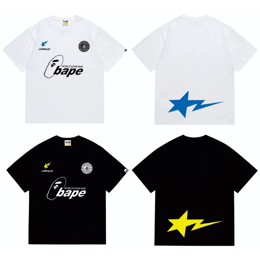Bape T-shirt 263 White Black,Bape T Shirt,Tshirt,APPAREL