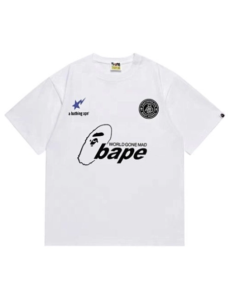 Bape T-shirt 263 White Black,Bape T Shirt,Tshirt,APPAREL
