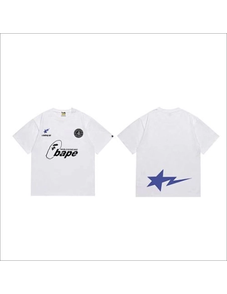 Bape T-shirt 263 White Black,Bape T Shirt,Tshirt,APPAREL