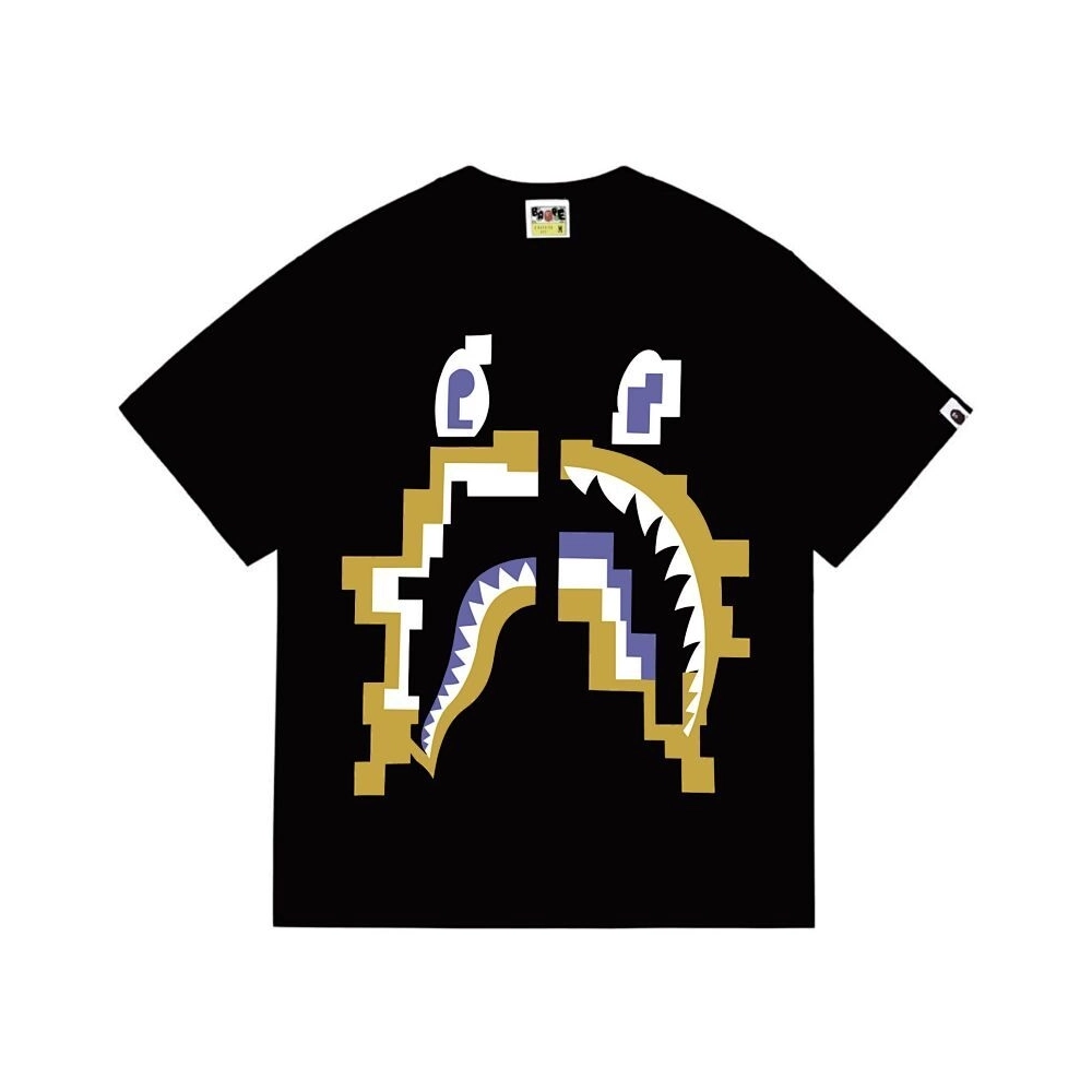 Bape T-shirt 264 White Black,Bape T Shirt,Tshirt,APPAREL