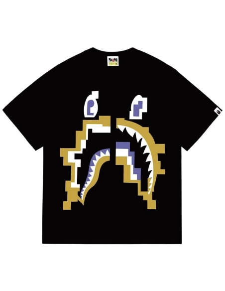 Bape T-shirt 264 White Black,Bape T Shirt,Tshirt,APPAREL