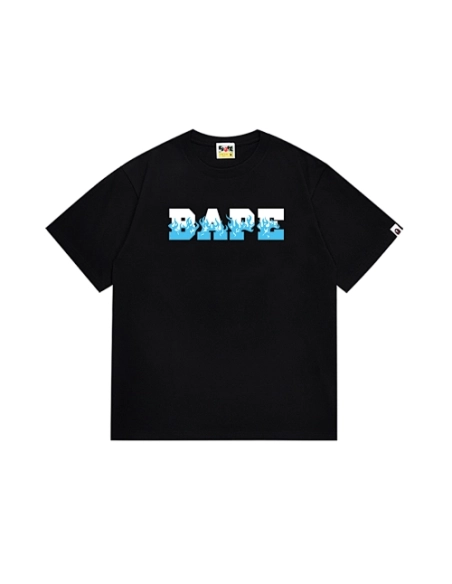 Bape T-shirt 237 White Black,Bape T Shirt,Tshirt,APPAREL