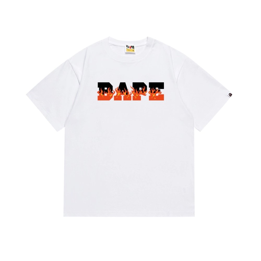 Bape T-shirt 237 White Black,Bape T Shirt,Tshirt,APPAREL