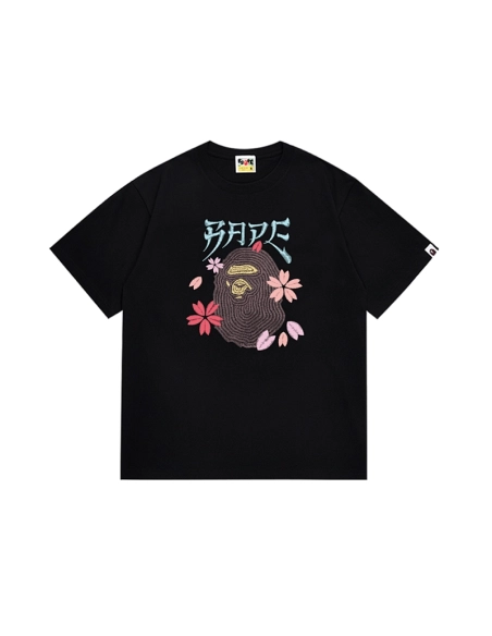 Bape T-shirt 236 White Black,Bape T Shirt,Tshirt,APPAREL