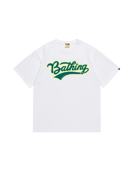 Bape T-shirt 235 White Black,Bape T Shirt,Tshirt,APPAREL