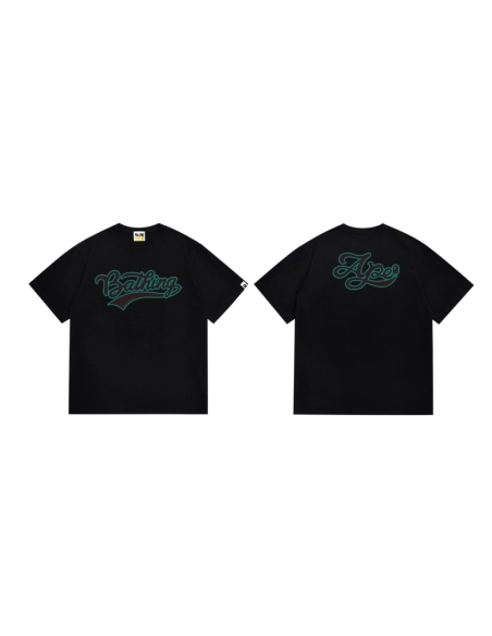 Bape T-shirt 235 White Black,Bape T Shirt,Tshirt,APPAREL