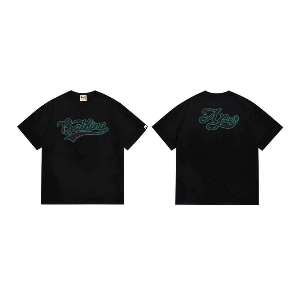Bape T-shirt 235 White Black,Bape T Shirt,Tshirt,APPAREL