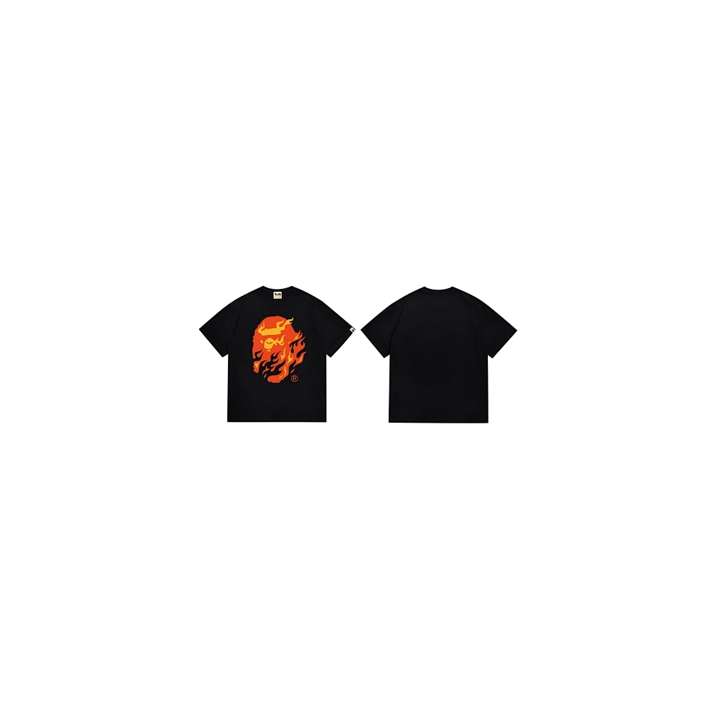 Bape T-shirt 228 White Black,Bape T Shirt,Tshirt,APPAREL