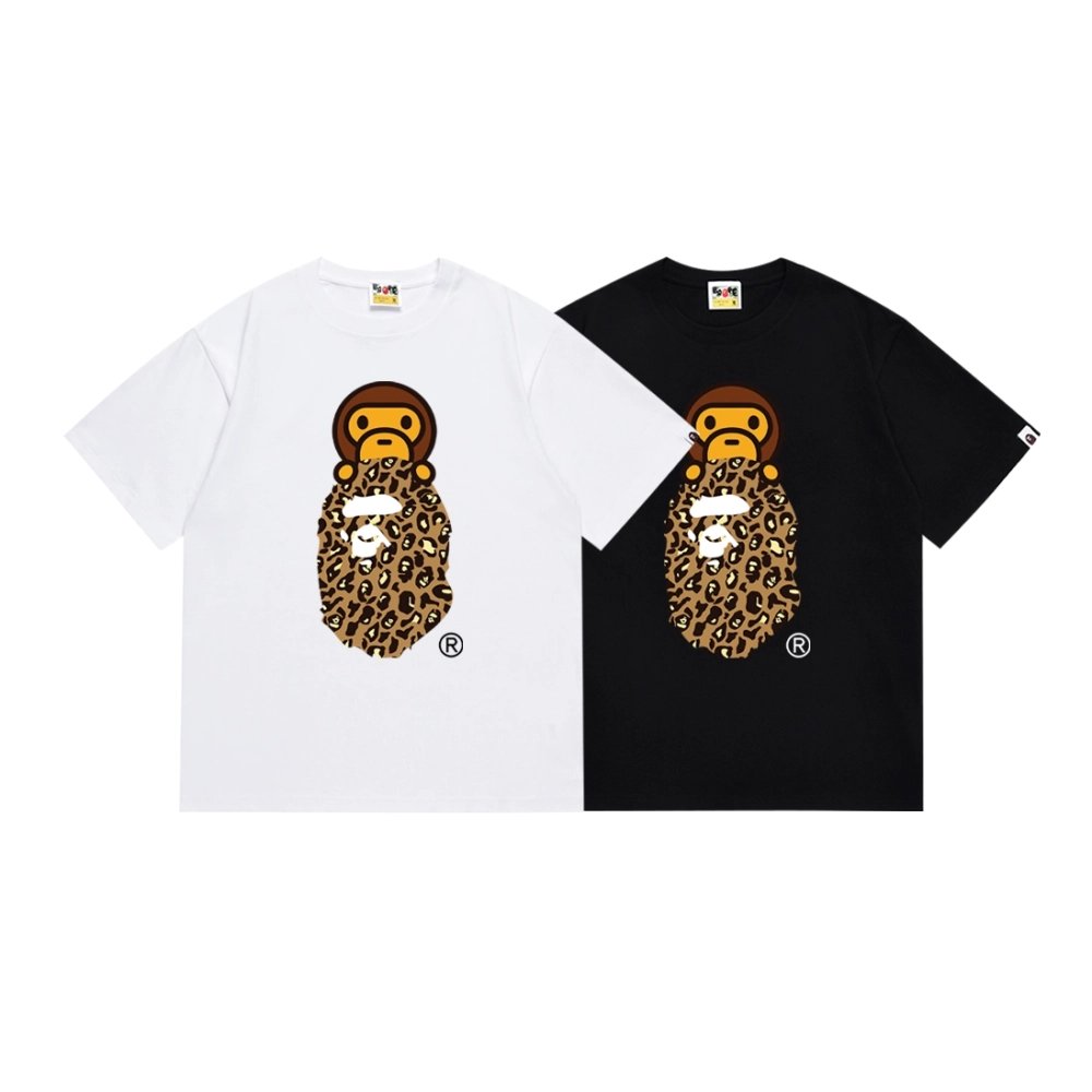 Bape T-shirt 167 White Black,Bape T Shirt,Tshirt,APPAREL