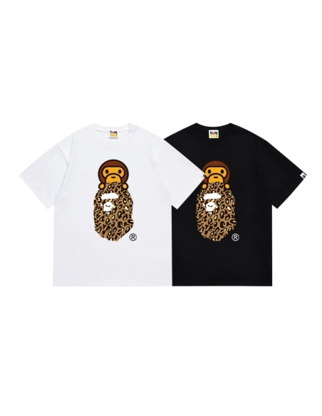 Bape T-shirt 167 White Black,Bape T Shirt,Tshirt,APPAREL