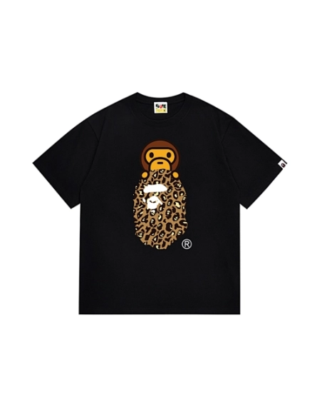 Bape T-shirt 167 White Black,Bape T Shirt,Tshirt,APPAREL