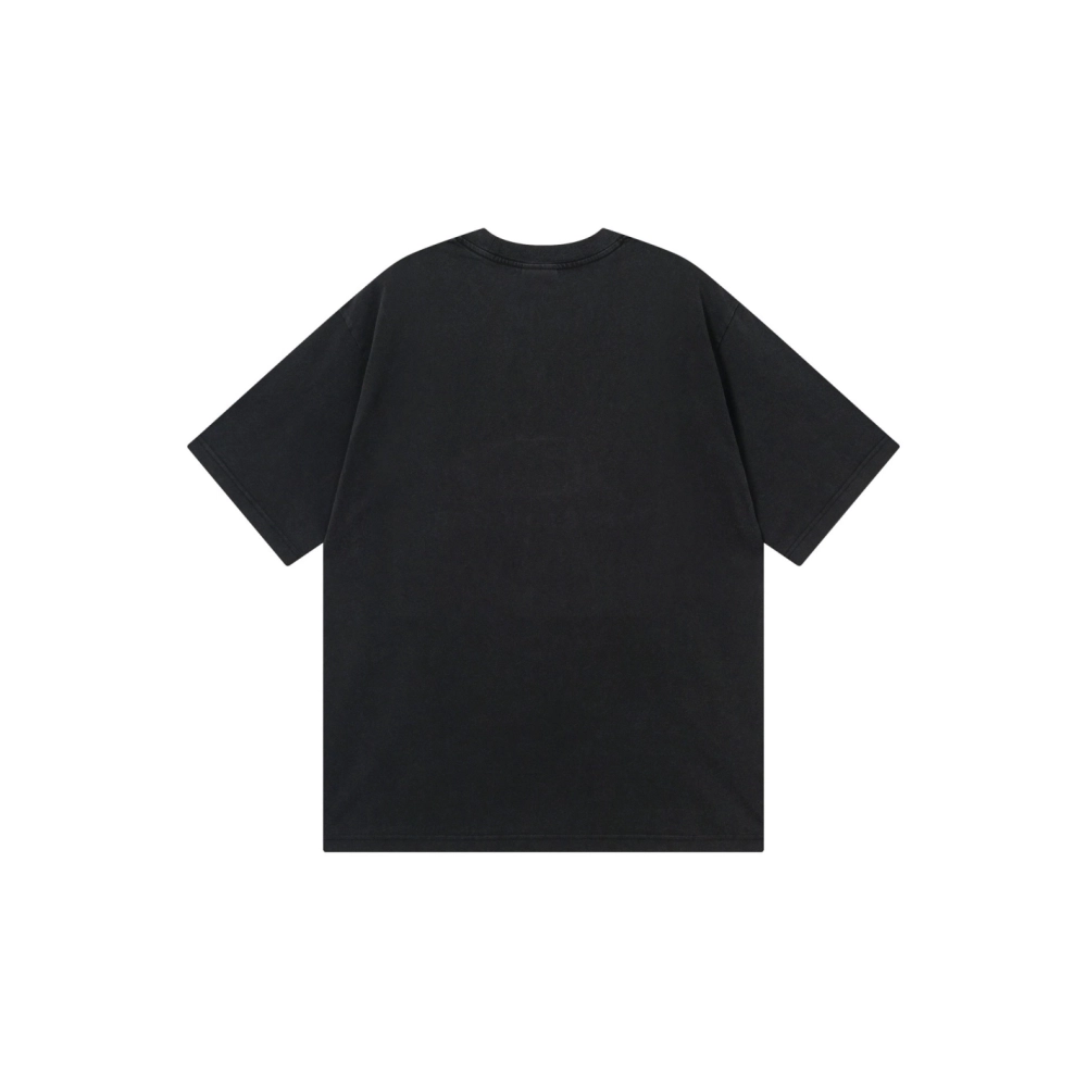 Balenciaga Smoke Print T-Shirt Black,Balenciaga T Shirt,Tshirt,APPAREL