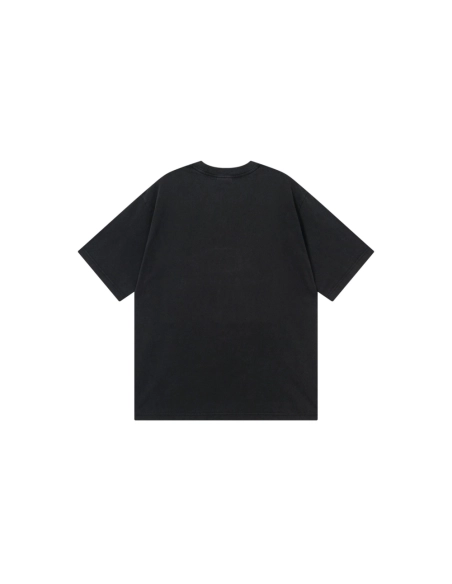 Balenciaga Smoke Print T-Shirt Black,Balenciaga T Shirt,Tshirt,APPAREL
