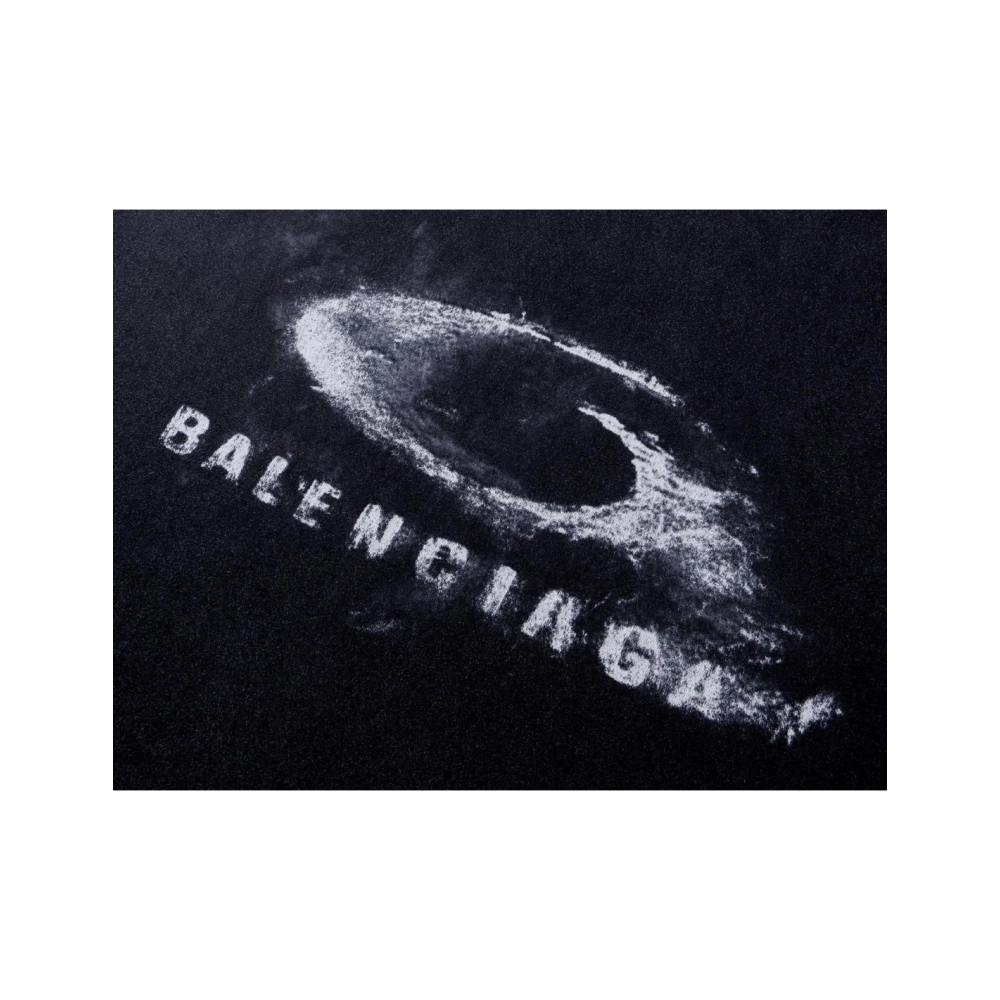 Balenciaga Smoke Print T-Shirt Black,Balenciaga T Shirt,Tshirt,APPAREL