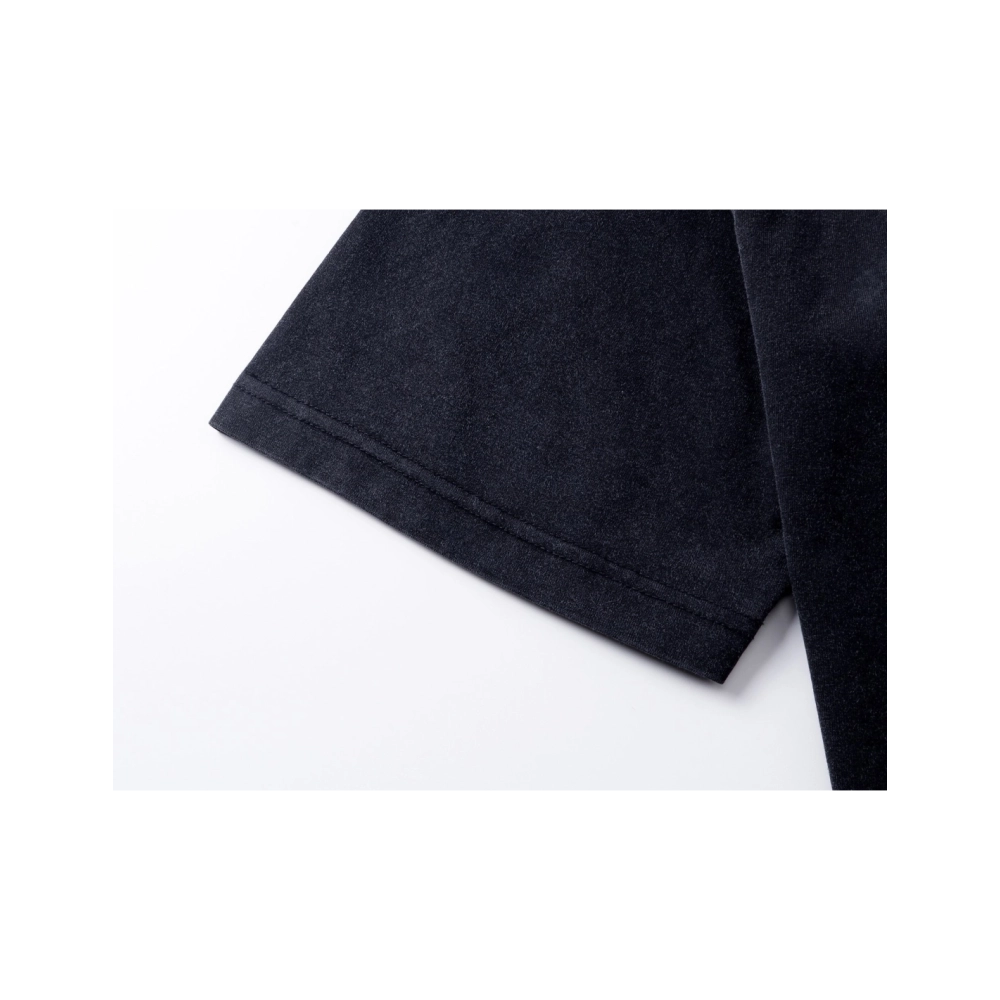 Balenciaga Smoke Print T-Shirt Black,Balenciaga T Shirt,Tshirt,APPAREL