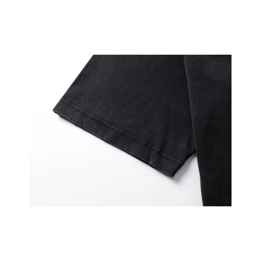 Balenciaga Dirac Equation Art Embroidery Vintage-Style T-Shirt Black,Balenciaga T Shirt,Tshirt,APPAREL