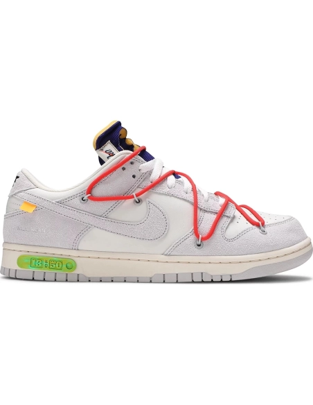 OffWhite x Dunk Low Lot 13 of 50,Dunk SB,NIKE SHOES Reps