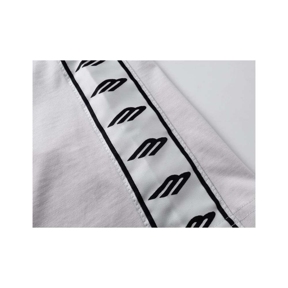 Balenciaga Washed amp; Distressed T-Shirt With 3B Artistic Webbing Accents Sleeves Black Apricot,Balenciaga T Shirt,Tshirt,APPAR