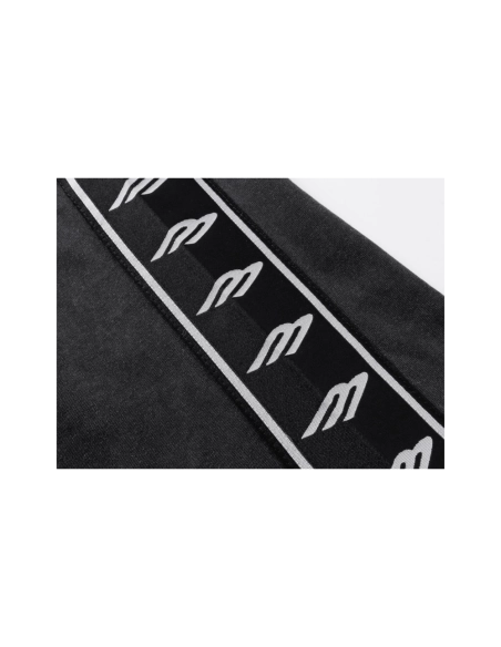 Balenciaga Washed amp; Distressed T-Shirt With 3B Artistic Webbing Accents Sleeves Black Apricot,Balenciaga T Shirt,Tshirt,APPAR