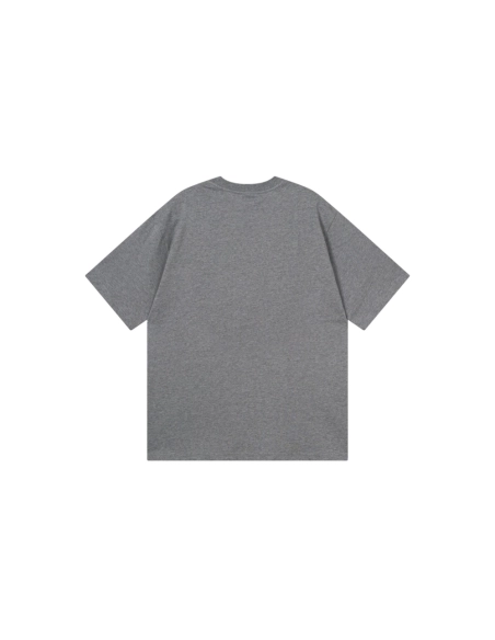 Balenciaga Retro Badge Icon Print T-Shirt Black Gray,Balenciaga T Shirt,Tshirt,APPAREL