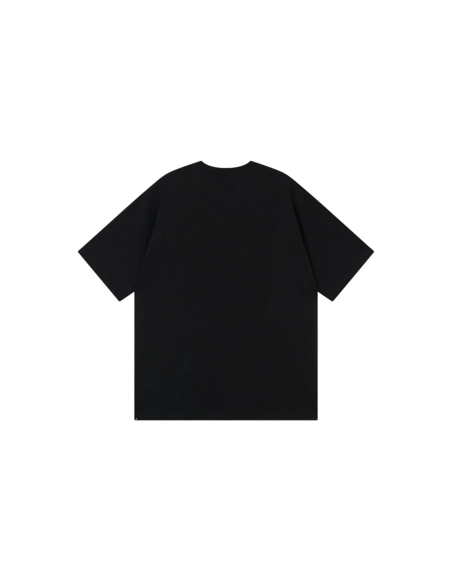 Balenciaga Retro Badge Icon Print T-Shirt Black Gray,Balenciaga T Shirt,Tshirt,APPAREL