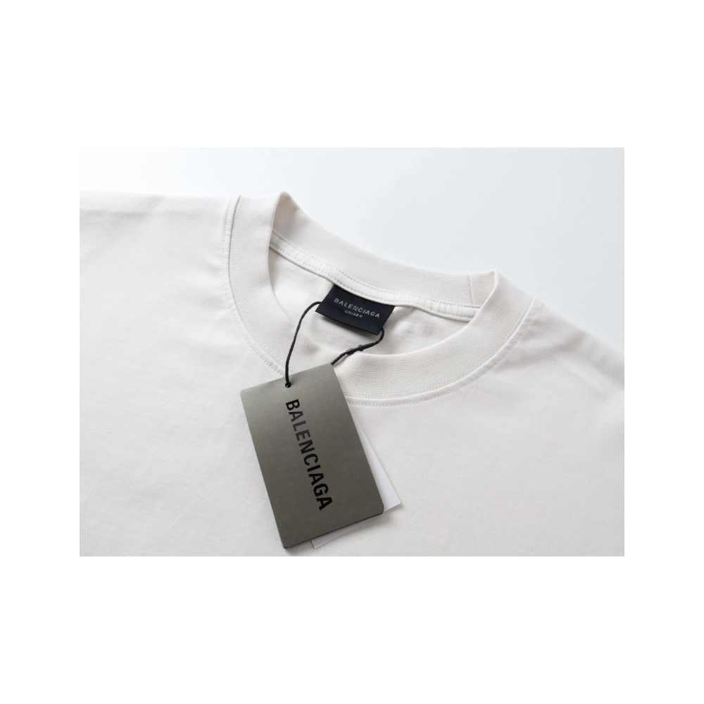 Balenciaga 2026 World Food Programme Charity Limited Edition T-shirt Black Apricot,Balenciaga T Shirt,Tshirt,APPAREL