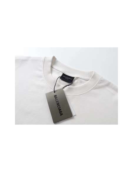 Balenciaga 2026 World Food Programme Charity Limited Edition T-shirt Black Apricot,Balenciaga T Shirt,Tshirt,APPAREL