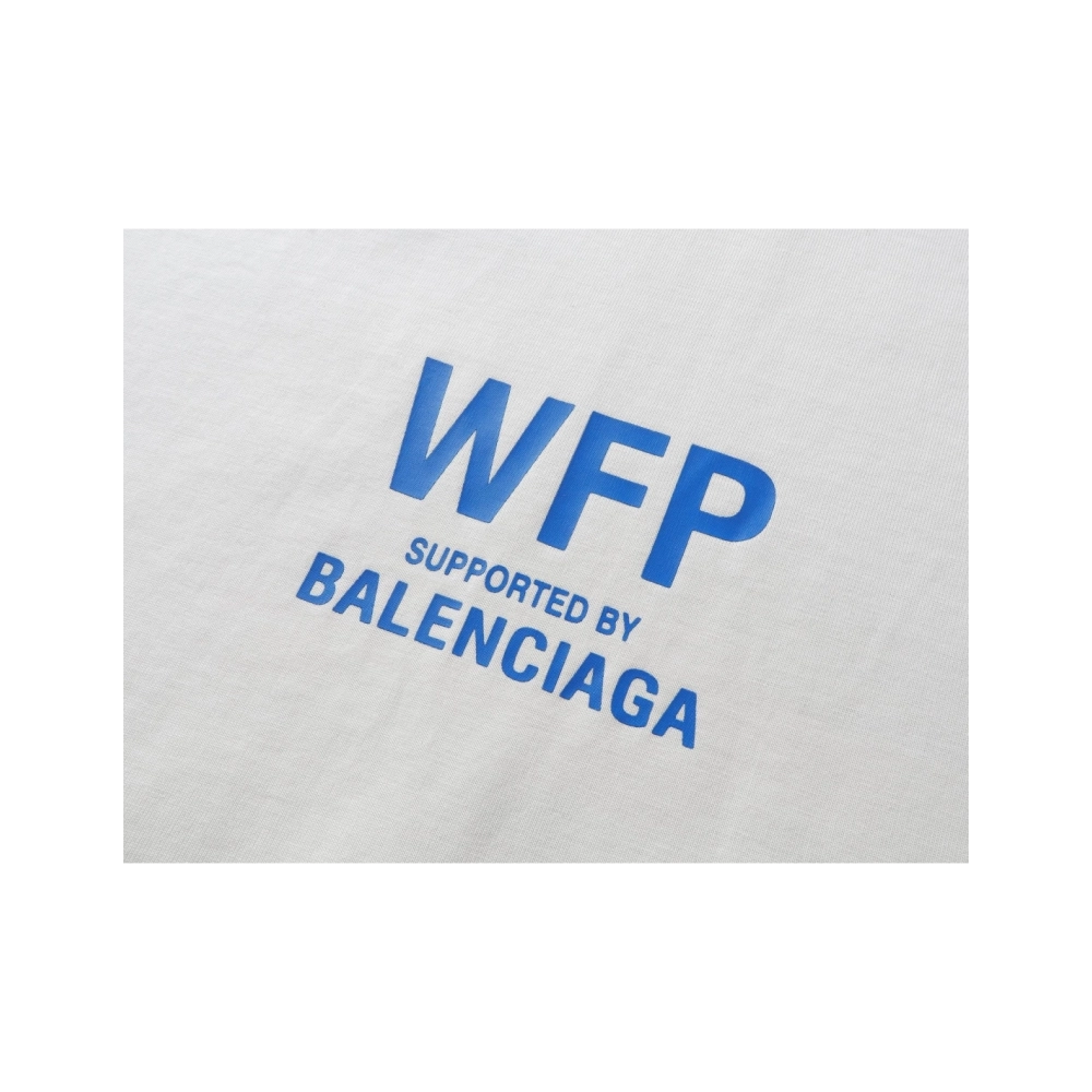 Balenciaga 2026 World Food Programme Charity Limited Edition T-shirt Black Apricot,Balenciaga T Shirt,Tshirt,APPAREL