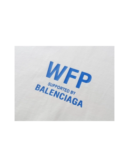 Balenciaga 2026 World Food Programme Charity Limited Edition T-shirt Black Apricot,Balenciaga T Shirt,Tshirt,APPAREL
