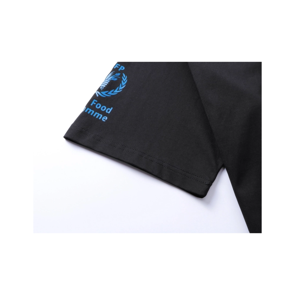 Balenciaga 2026 World Food Programme Charity Limited Edition T-shirt Black Apricot,Balenciaga T Shirt,Tshirt,APPAREL