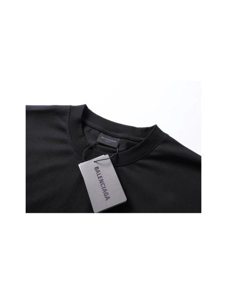 Balenciaga 2026 World Food Programme Charity Limited Edition T-shirt Black Apricot,Balenciaga T Shirt,Tshirt,APPAREL