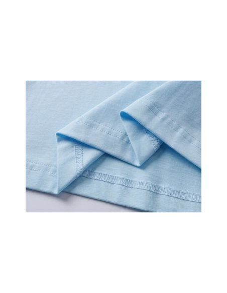 Balenciaga Logo Embroidered Washed Distressed T-shirt Black Blue,Balenciaga T Shirt,Tshirt,APPAREL