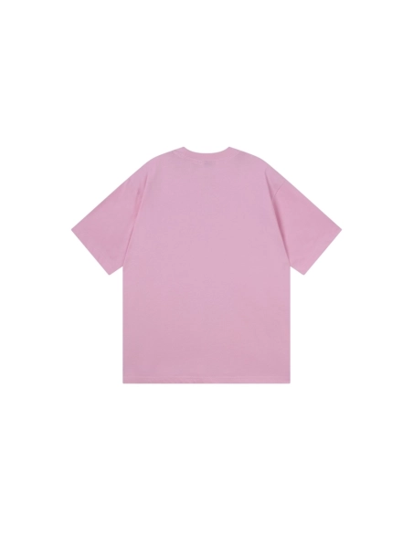 Balenciaga Bow Print T-shirt Black Pink,Balenciaga T Shirt,Tshirt,APPAREL