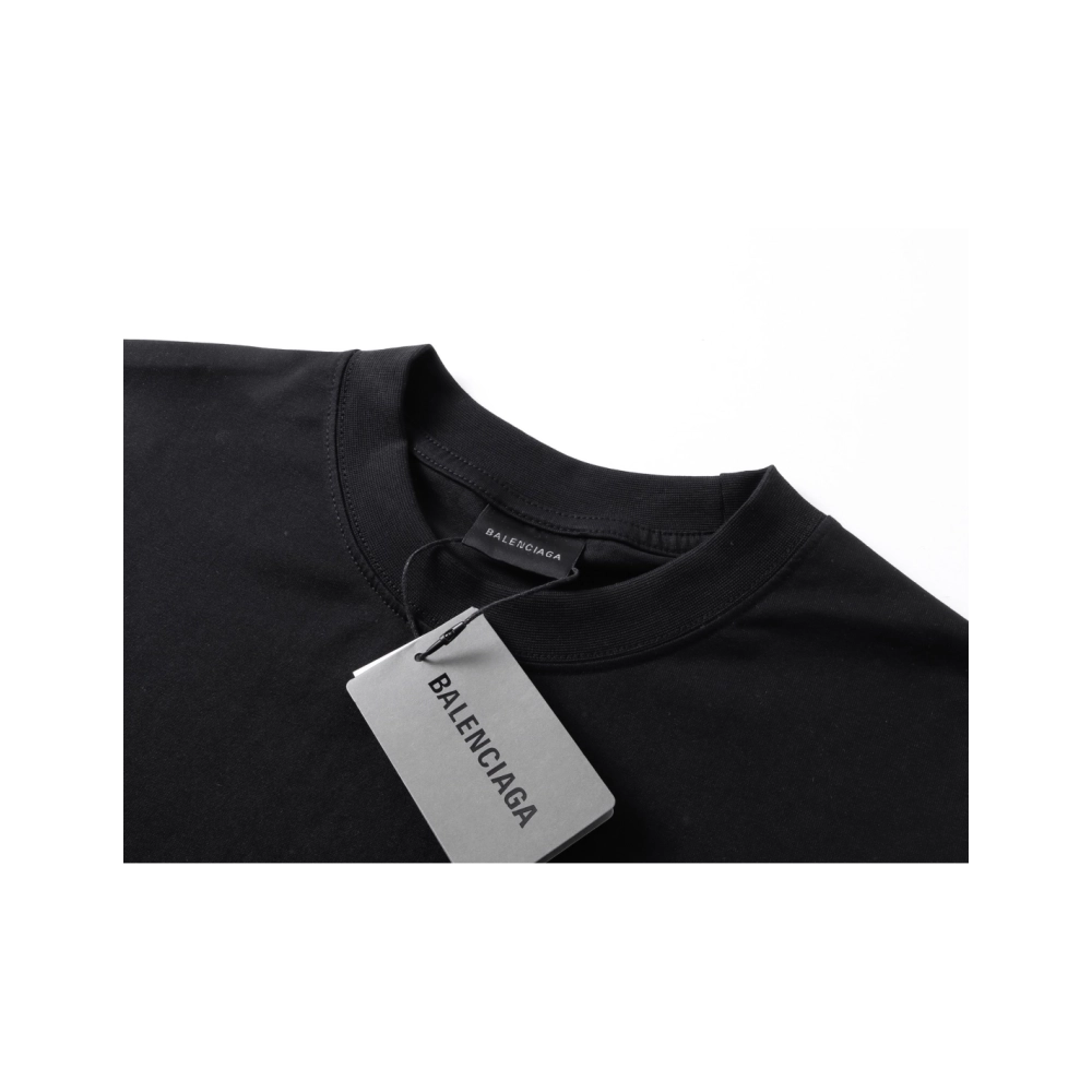 Balenciaga Bow Print T-shirt Black Pink,Balenciaga T Shirt,Tshirt,APPAREL