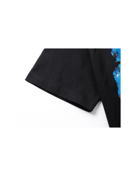 Balenciaga Bow Print T-shirt Black Pink,Balenciaga T Shirt,Tshirt,APPAREL