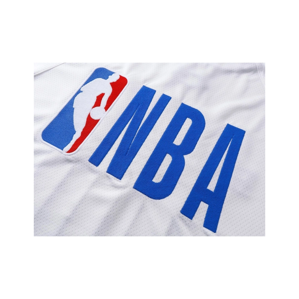 Balenciaga NBA Co-Branded Health Network Qversized Color Bocked T-shirt Black White Red,Balenciaga T Shirt,Tshirt,APPAREL