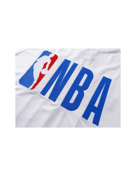 Balenciaga NBA Co-Branded Health Network Qversized Color Bocked T-shirt Black White Red,Balenciaga T Shirt,Tshirt,APPAREL