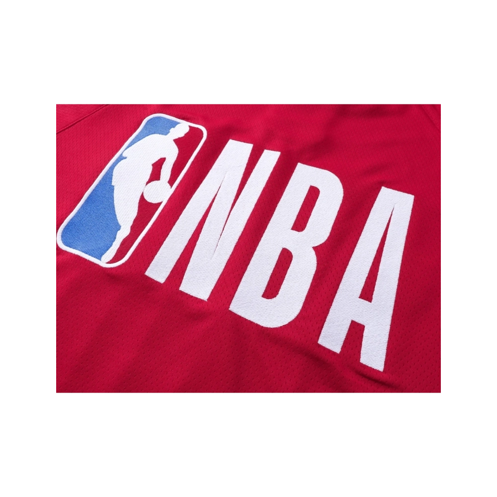 Balenciaga NBA Co-Branded Health Network Qversized Color Bocked T-shirt Black White Red,Balenciaga T Shirt,Tshirt,APPAREL