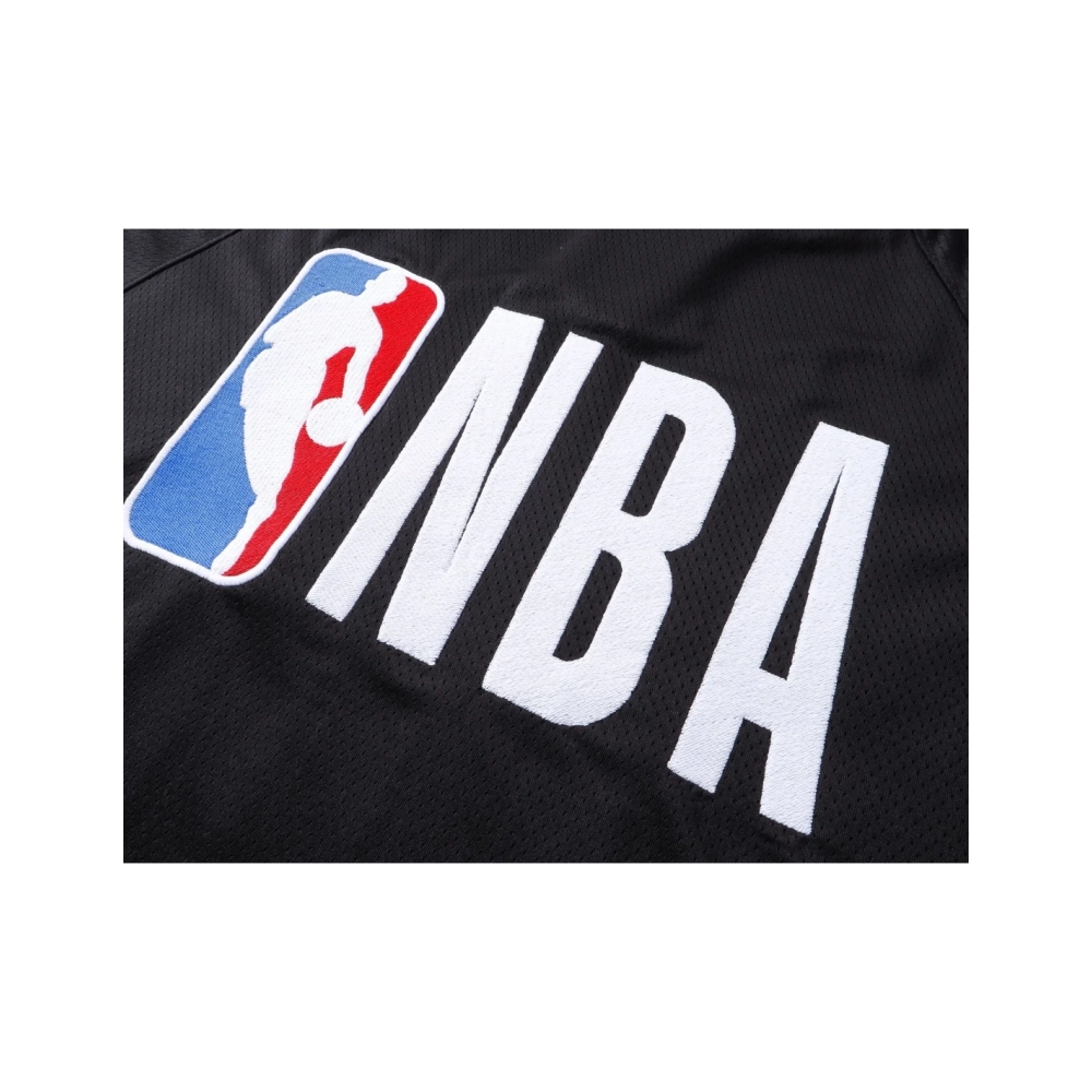 Balenciaga NBA Co-Branded Health Network Qversized Color Bocked T-shirt Black White Red,Balenciaga T Shirt,Tshirt,APPAREL