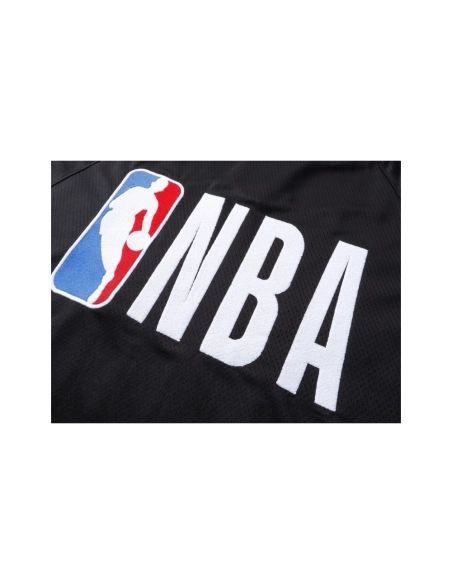 Balenciaga NBA Co-Branded Health Network Qversized Color Bocked T-shirt Black White Red,Balenciaga T Shirt,Tshirt,APPAREL