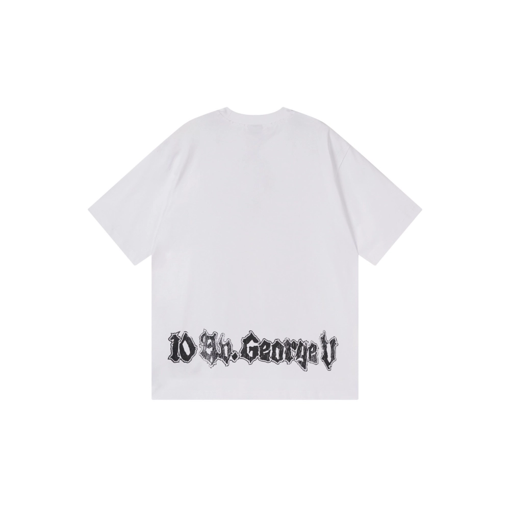 Balenciaga Salon De Couture Artwork Print T-shirt Black White,Balenciaga T Shirt,Tshirt,APPAREL