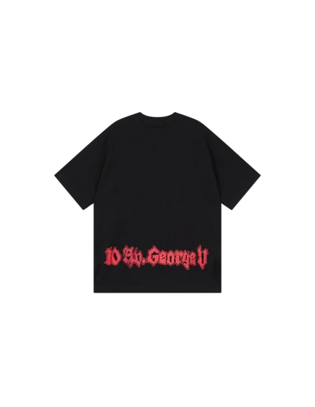 Balenciaga Salon De Couture Artwork Print T-shirt Black White,Balenciaga T Shirt,Tshirt,APPAREL