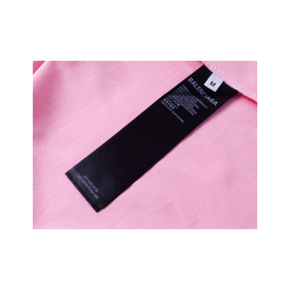 Balenciaga Place Des Vosges Printed T-shirt Pink,Balenciaga T Shirt,Tshirt,APPAREL