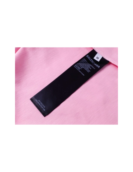 Balenciaga Place Des Vosges Printed T-shirt Pink,Balenciaga T Shirt,Tshirt,APPAREL