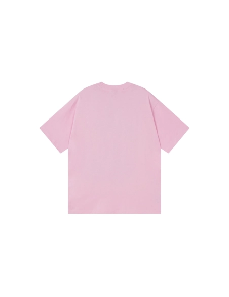 Balenciaga Paris Sacr233;-C?ur Basilica Printed T-shirt Black Pink,Balenciaga T Shirt,Tshirt,APPAREL