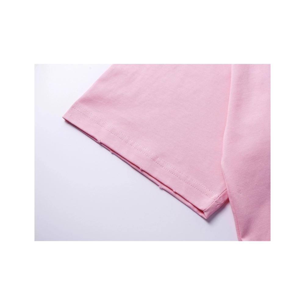 Balenciaga Paris Sacr233;-C?ur Basilica Printed T-shirt Black Pink,Balenciaga T Shirt,Tshirt,APPAREL