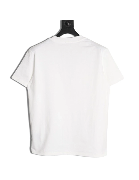 Dior flocked foam four-leaf clover logo short-sleeved T-shirt,Dior